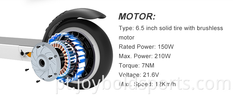 Europa Mini Leve Dobrável Dobrável 6,5 Polegadas 2,5ah Crianças 2 Rodas Elétricas Kick Scooter Para Crianças